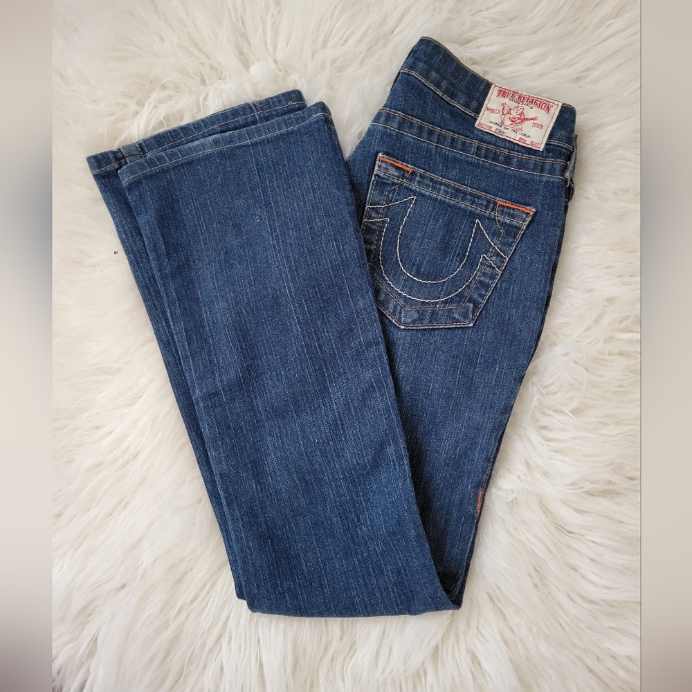 True Religion Denim Jean's Women's 27 Boot Cut 🔥🔥🔥 0024